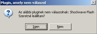 Google Chrome Adobe Flash plugin crash error message