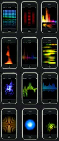 iQualizer iPhone vizualizációs szoftver