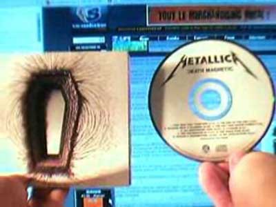 Metallica Death Magnetic CD disc + artwork