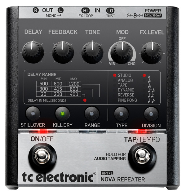 TC Electronic Nova Repeater delay pedál