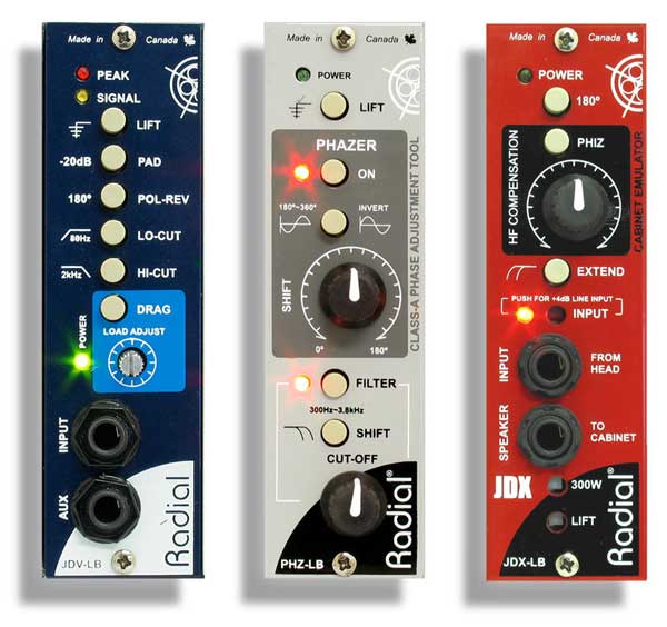 Radial Engineering API lunchbox sorozat