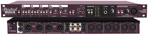 Radial Engineering SW4 Festival Switcher
