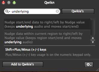 Qwikie: Pro Tools 8 gyorsbillentyű kombinációk egyszerűen